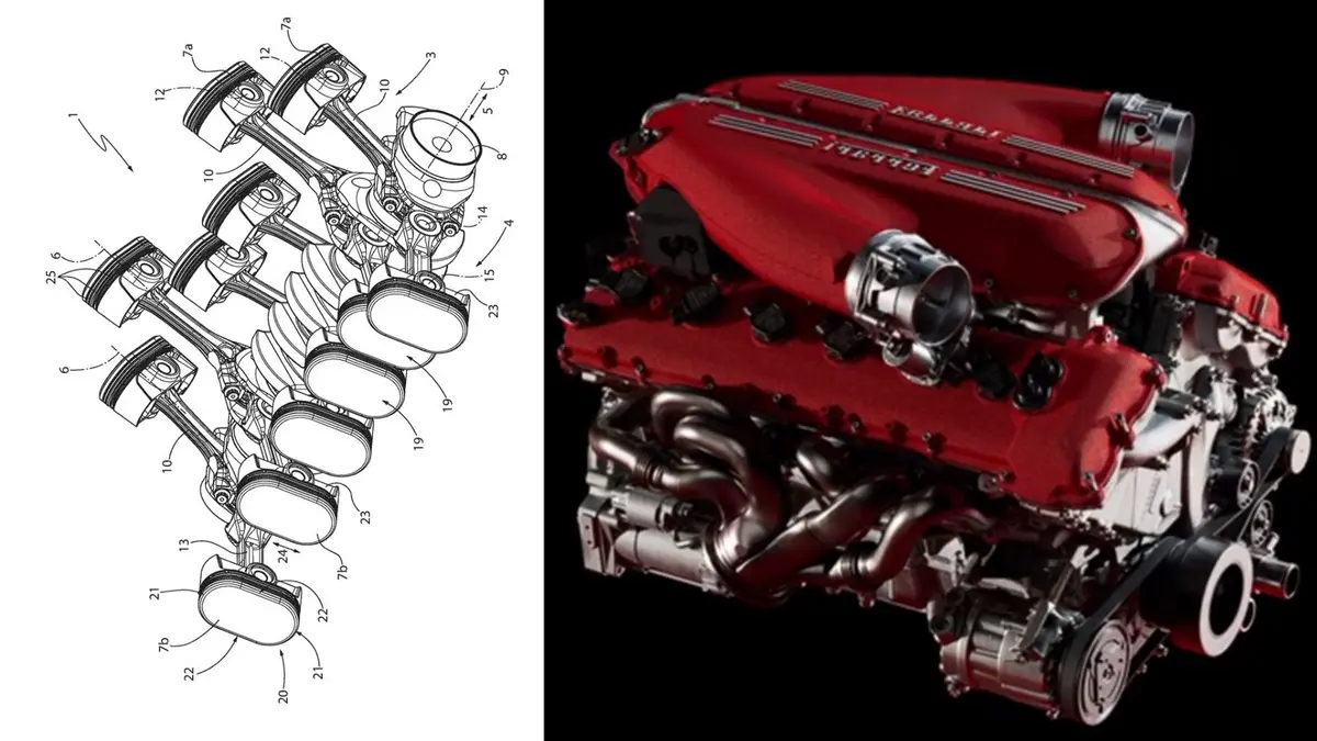 Den nye Ferrari-motor