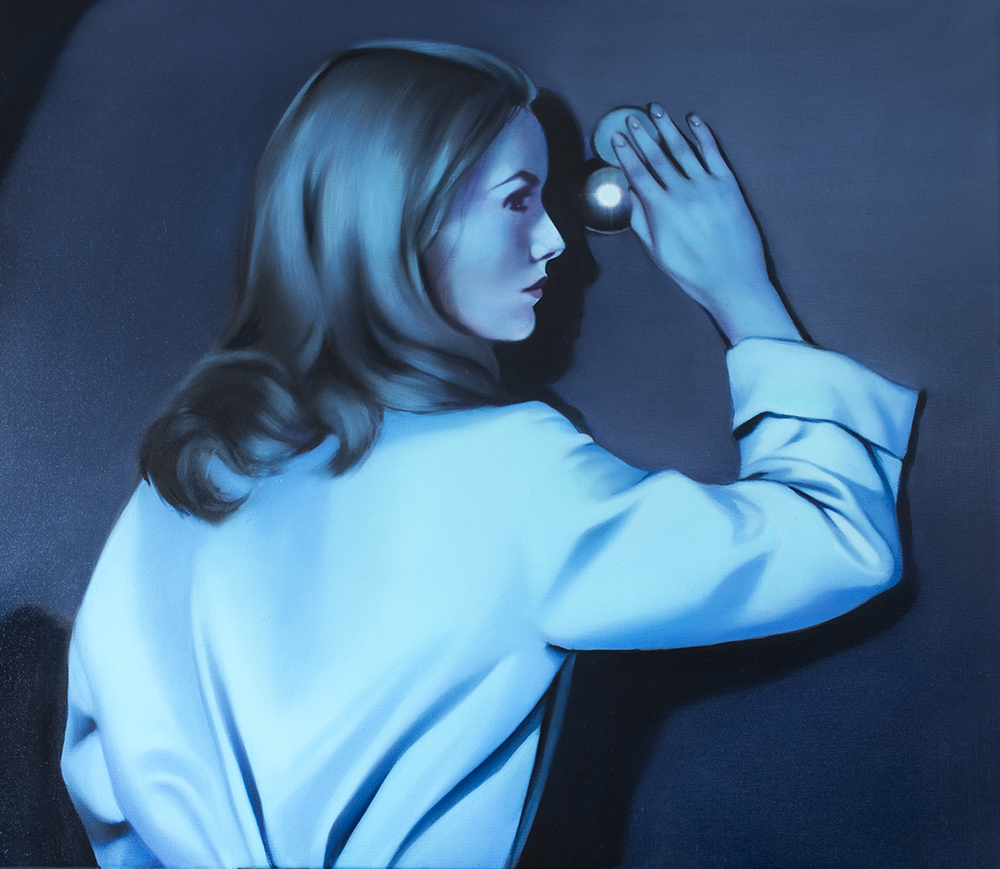 Patrycja Pietka Let The Mystery Be 2024 Oliel&aelig;rred 70 X 80 Cm Lille