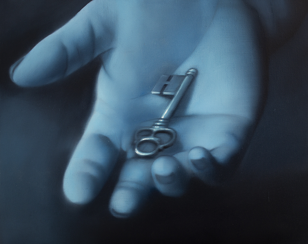 Patricia Heel The Answer 2024 Oliel&aelig;rred 40 X 50 Cm Lille