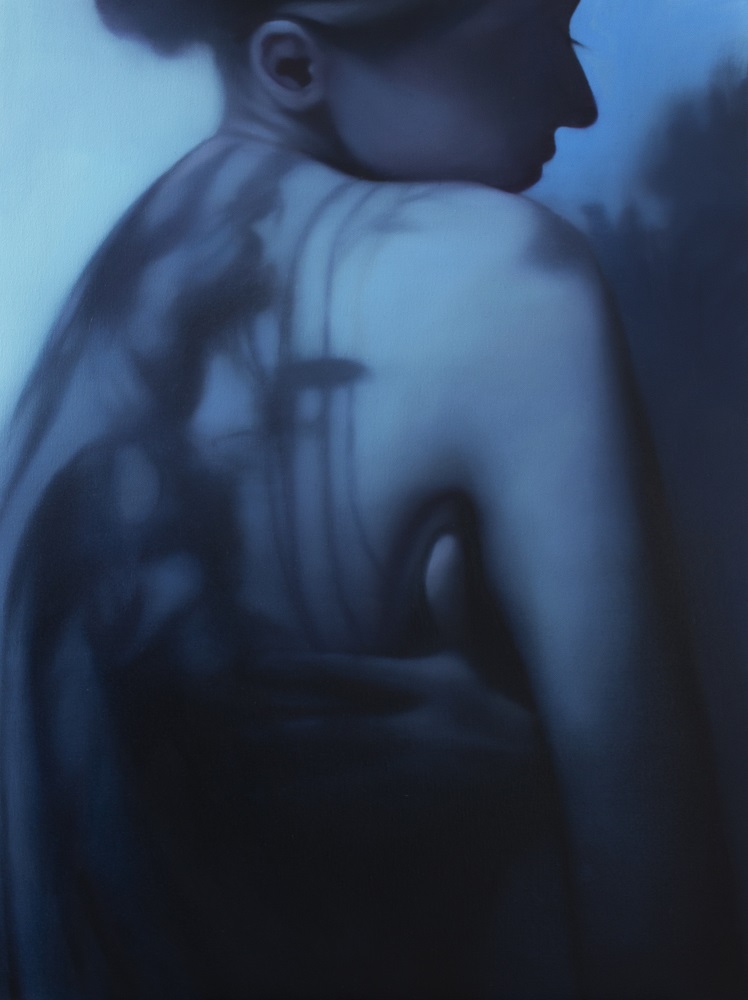 Patricia Heel The Source Of Shadow 2024 Oliel&aelig;rred 80 X 60 Cm Lille