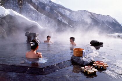 Onsen om vinteren