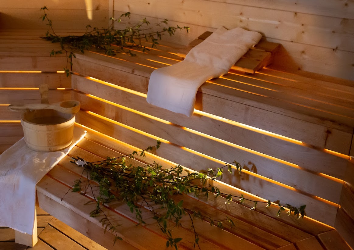 Sauna i Vital Landsby Spa