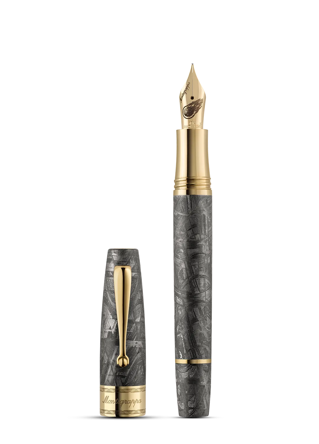 Montegrappa Muonionalusta Meteorite Fyldepen
