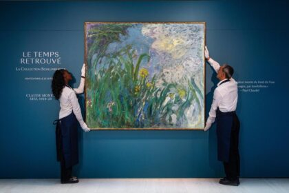 Irisser af Claude Monet. Auktion af Jeanne Schlumbergers samling i Paris