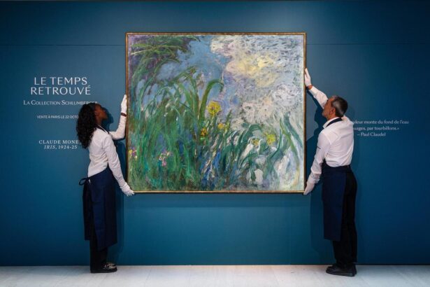Irisser af Claude Monet. Auktion af Jeanne Schlumbergers samling i Paris